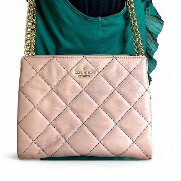 kate spade Handbags - Kate Spade Quilted Leather Chain Strap Handbag